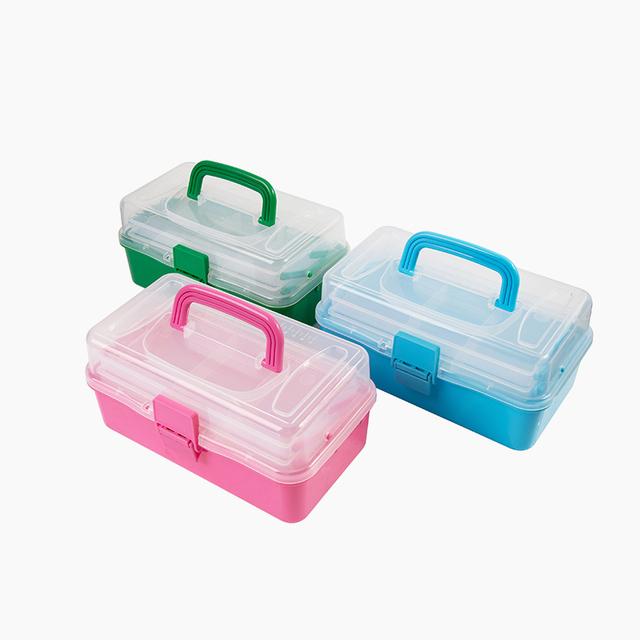 hot pink tackle box