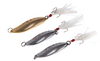 Simulated Fishing Lure Spoons Gold Silver Spoon Hard Metal Lure