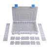 Plastic Storage Box Fishing Hook Line Fishing Tackle Box Container Accessories