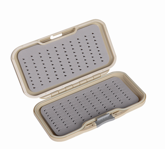 Plastic Transparent Fly Fishing Box Magnetic Foam Design Inserted Into Fly Fishing Box