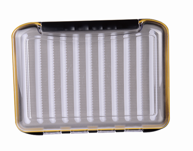 Ultra-Thin Plastic Transparent Fly Fishing Box Magnetic Foam Design Inserted Into Fly Fishing Box
