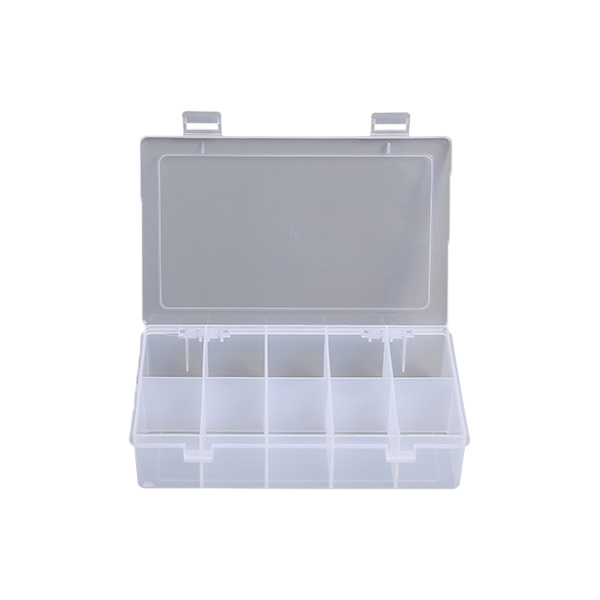 Transparent Layered Plastic Fishing Gear Storage Container Box