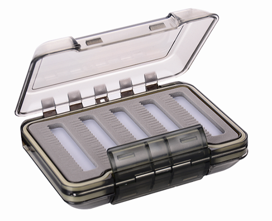 Plastic Transparent Foam Design Inserted Into Fly Fishing Box