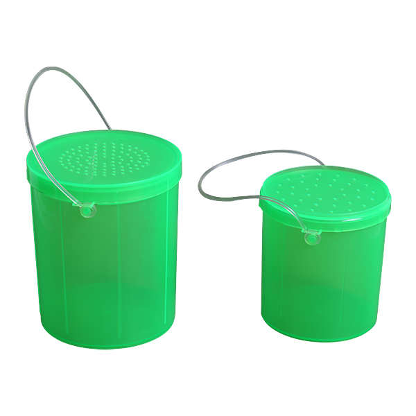 Transparent Plastic Live Bait Container Fishing Gear Storage Box