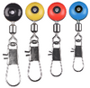 Small Plastic Head Rolling Swivel with Interlock Snap Fishing Sinker