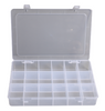 Plastic Organizer Box with Dividers 18 Compartment Organizer