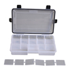 Fishing Tackle Box Transparent Plastic Storage Box Portable Clear Organizer Holder